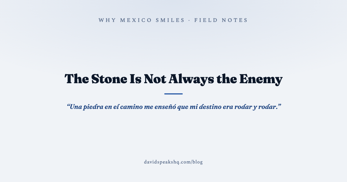 The Stone Is Not Always the Enemy